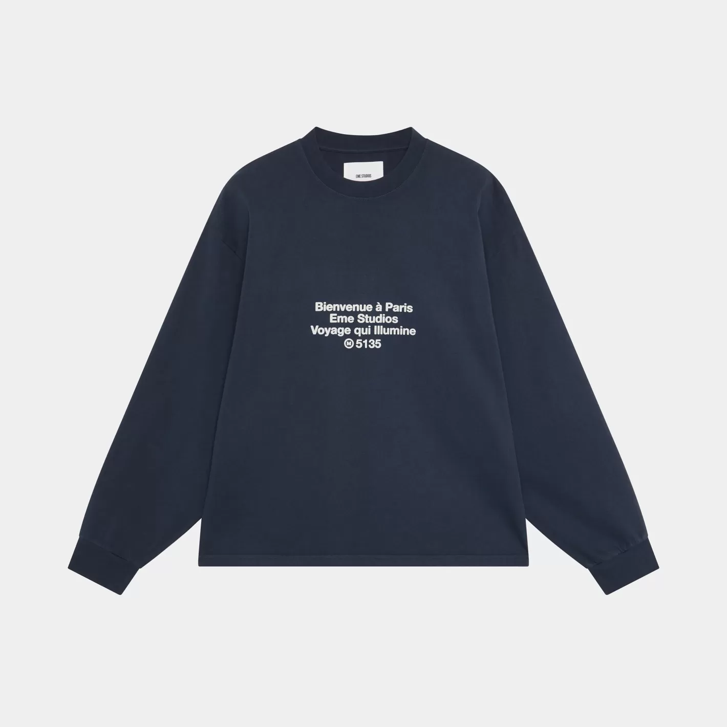 Discount Eme Studios Bastille Navy Long Sleeve