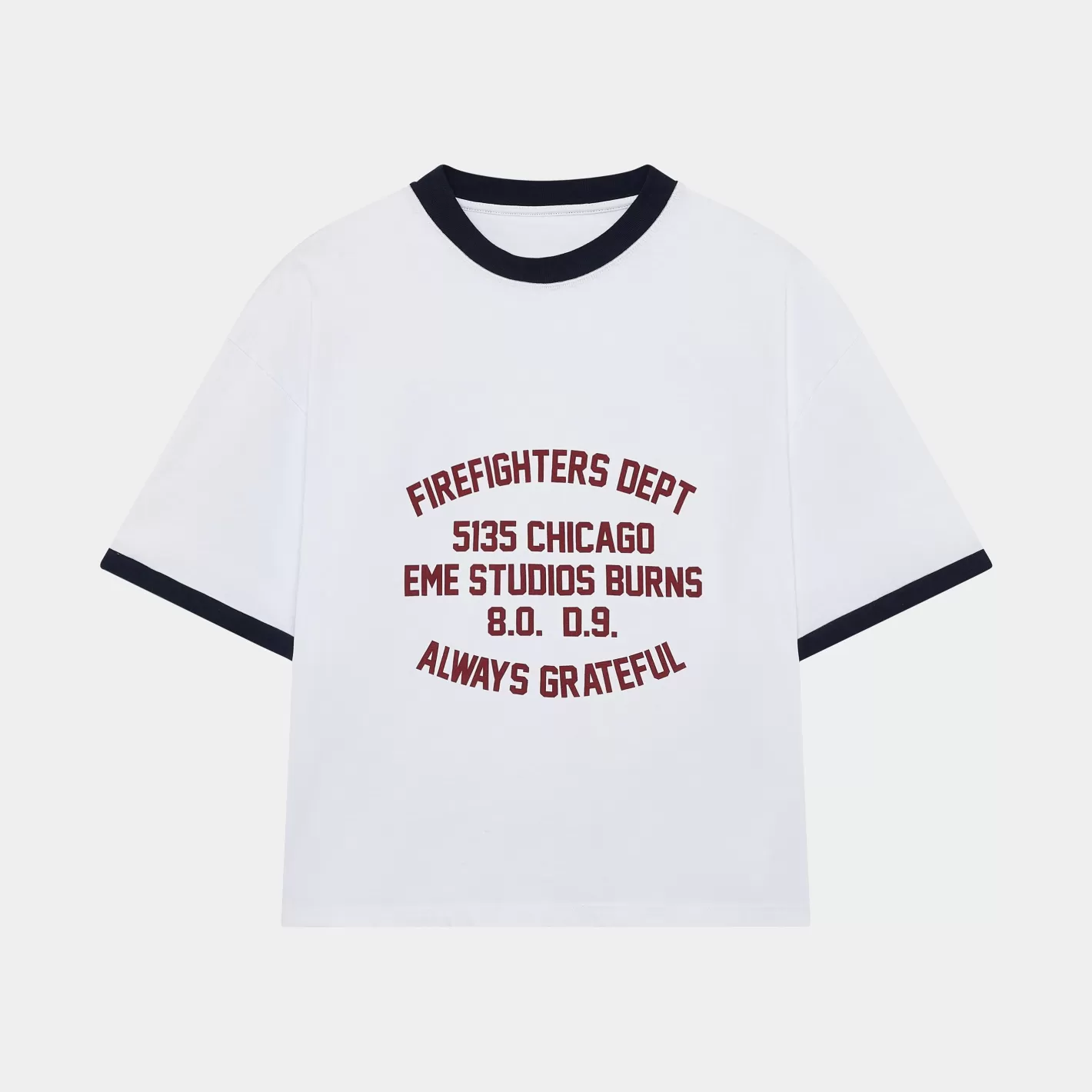 Fashion Eme Studios Chicago Fire Pearl Oversized tee