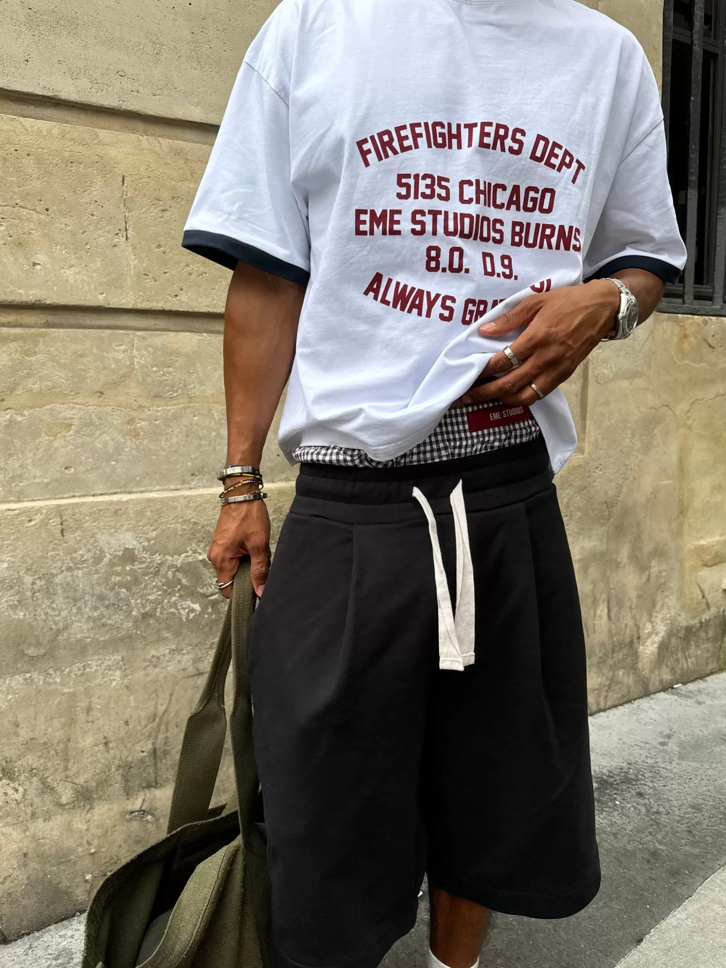 Fashion Eme Studios Chicago Fire Pearl Oversized tee