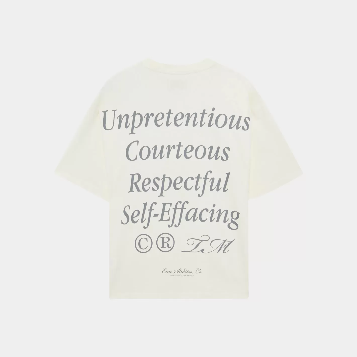 Flash Sale Eme Studios Construction Off Sand Oversized Tee