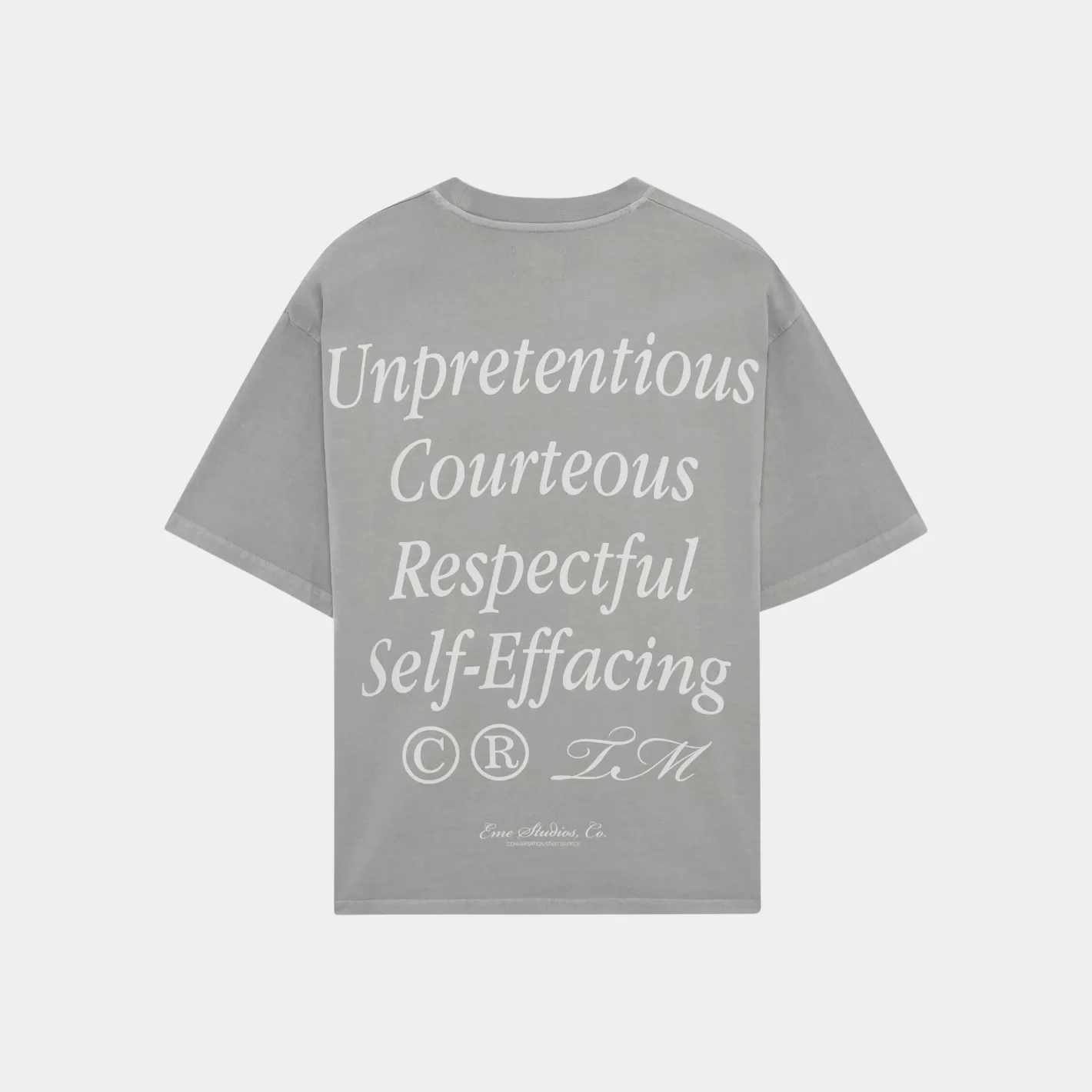 New Eme Studios Construction Stone Oversized Tee
