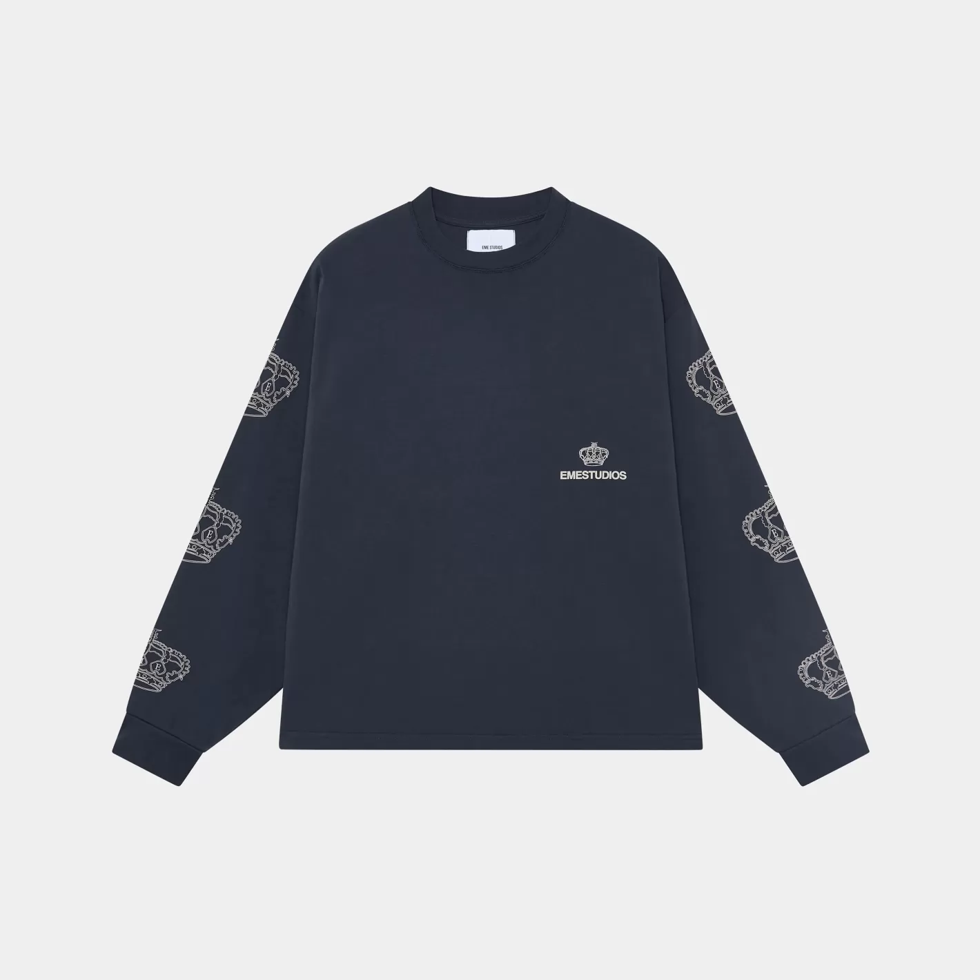 Fashion Eme Studios Crown Navy Long Sleeve