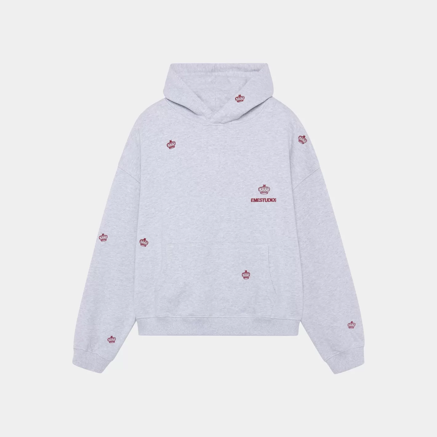 Shop Eme Studios Crown Scarlet Hoodie