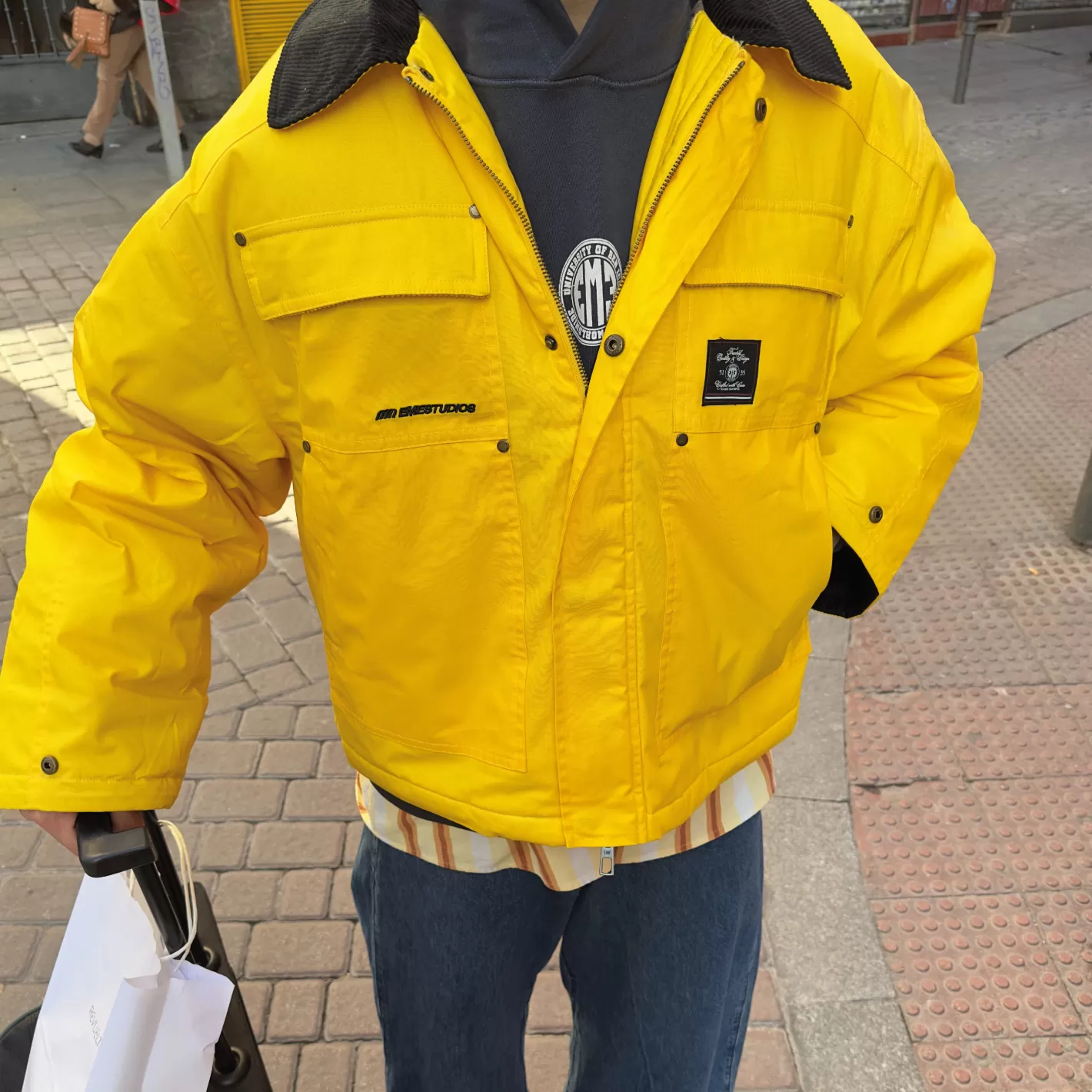 Store Eme Studios Ethos Waxed Brazil Boxy Jacket