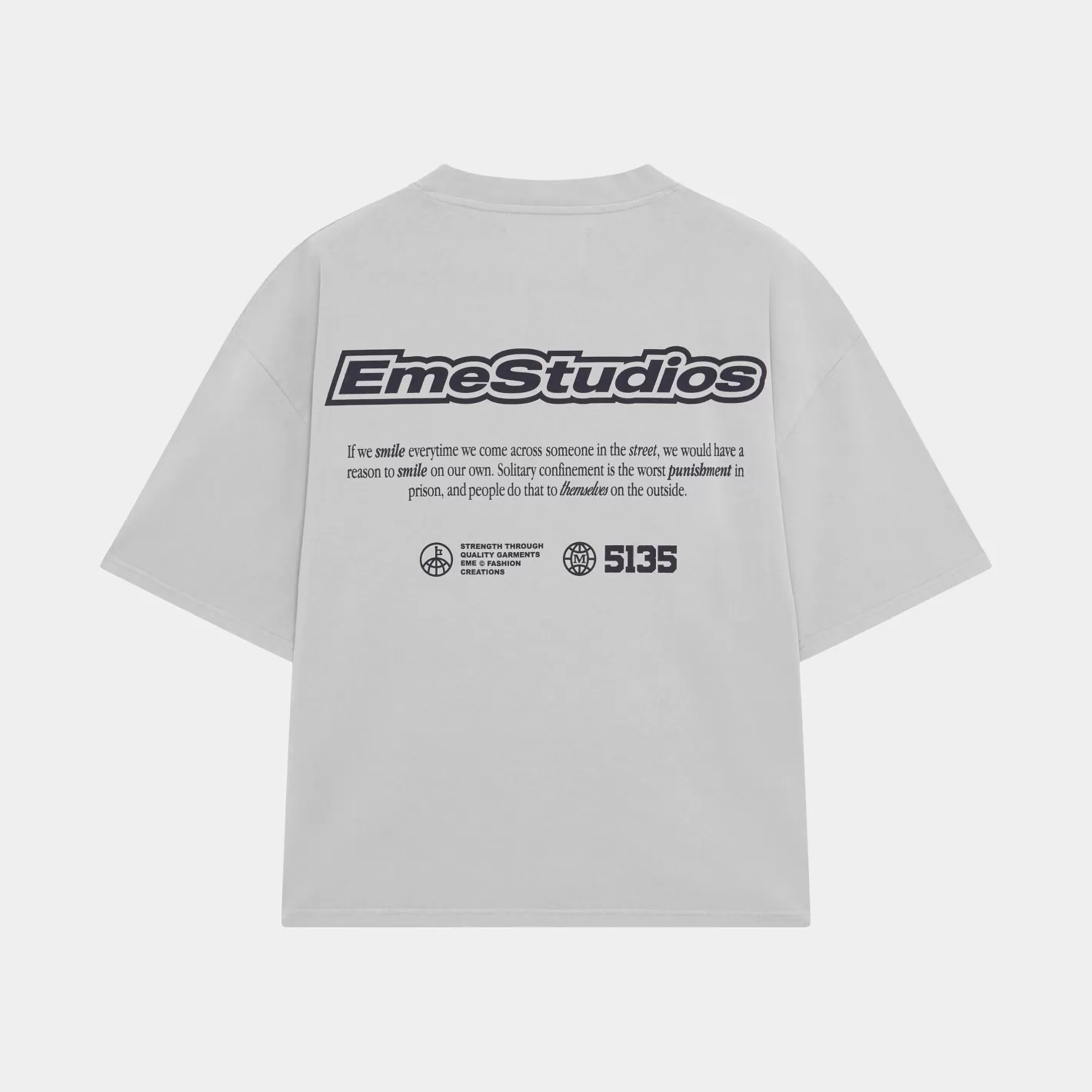 Cheap Eme Studios Grin Mist Oversized Tee