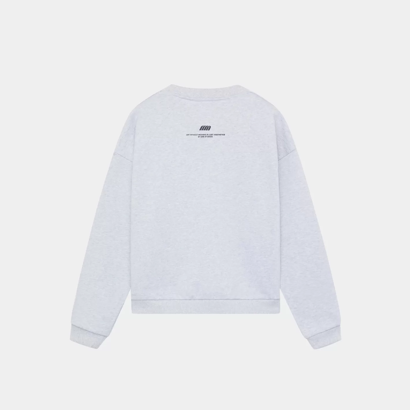 Sale Eme Studios Hallmark Heather Grey Oversized Crewneck