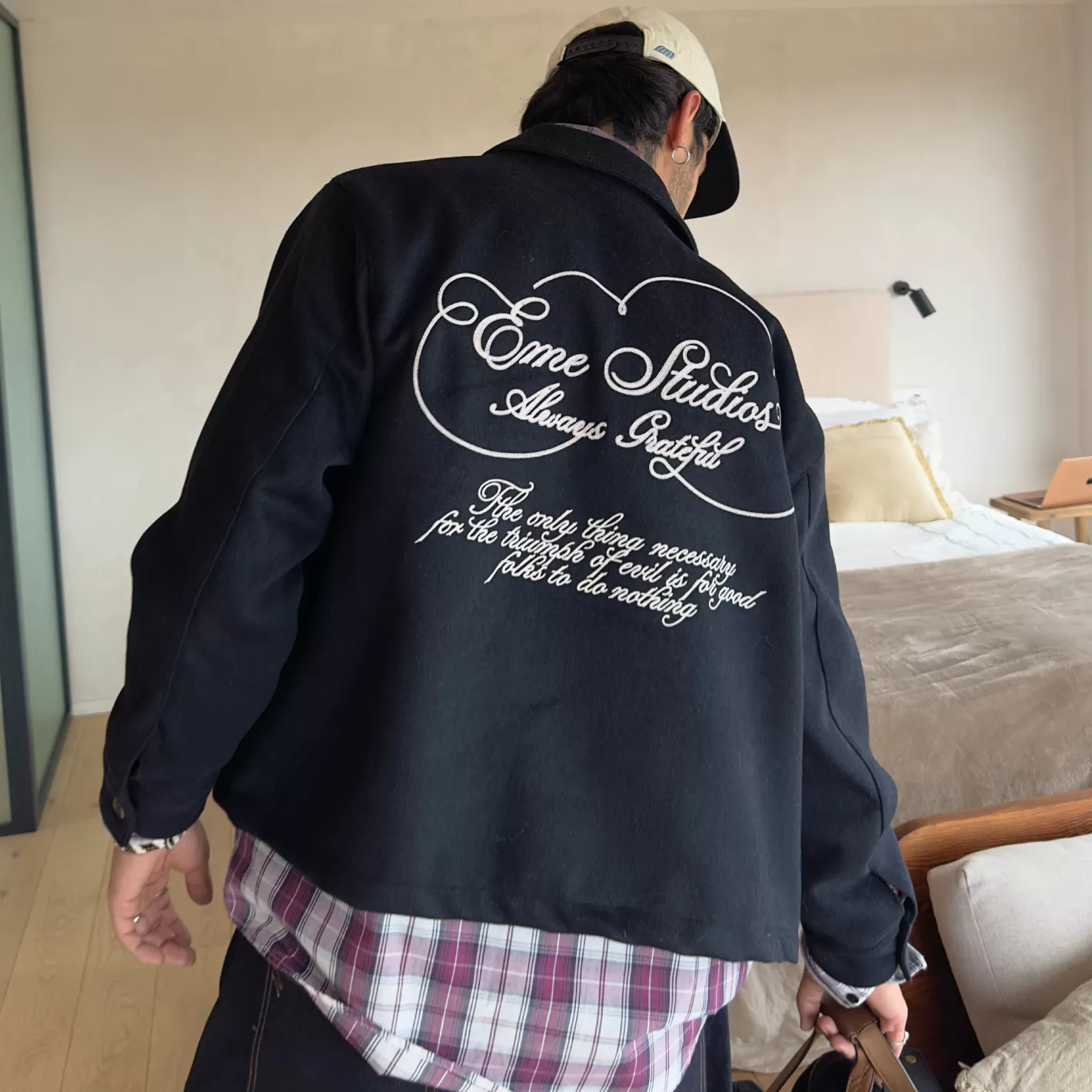 Cheap Eme Studios Rad Wool Burg Jacket