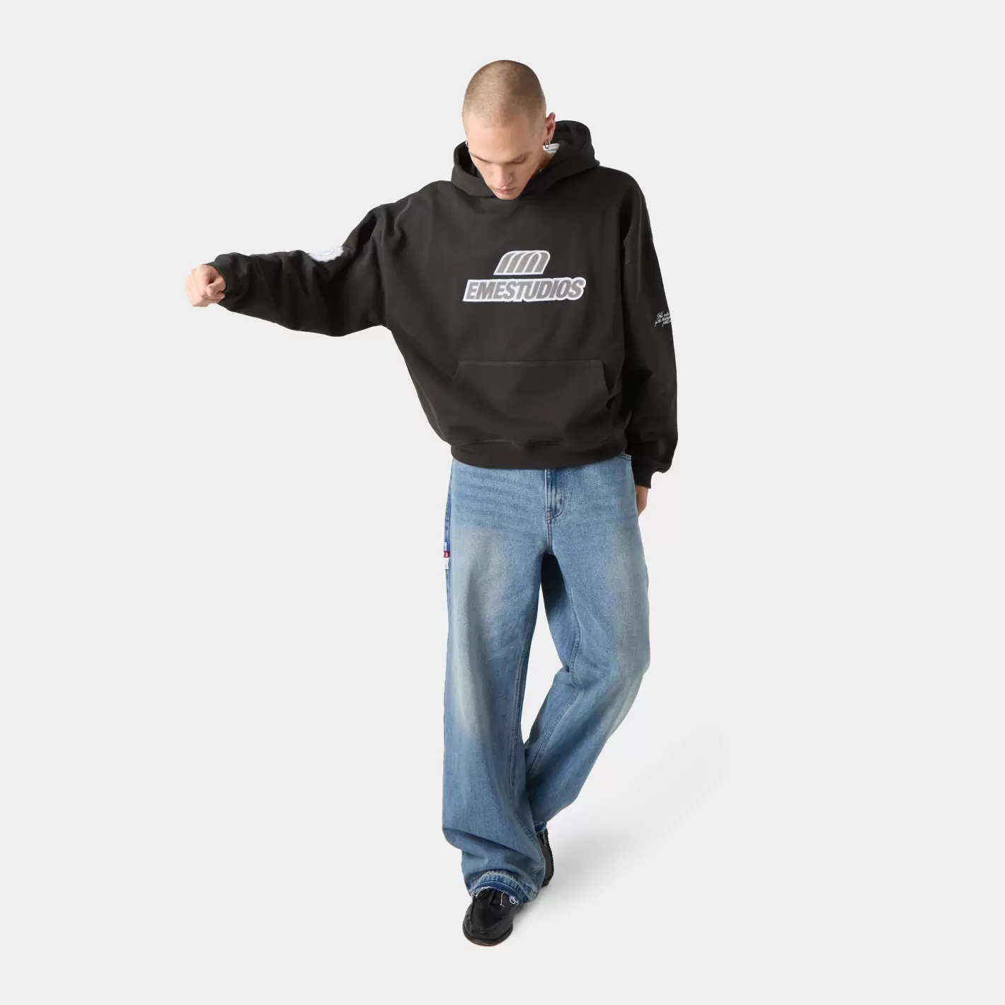 Flash Sale Eme Studios Riot Shadow Oversized Hoodie