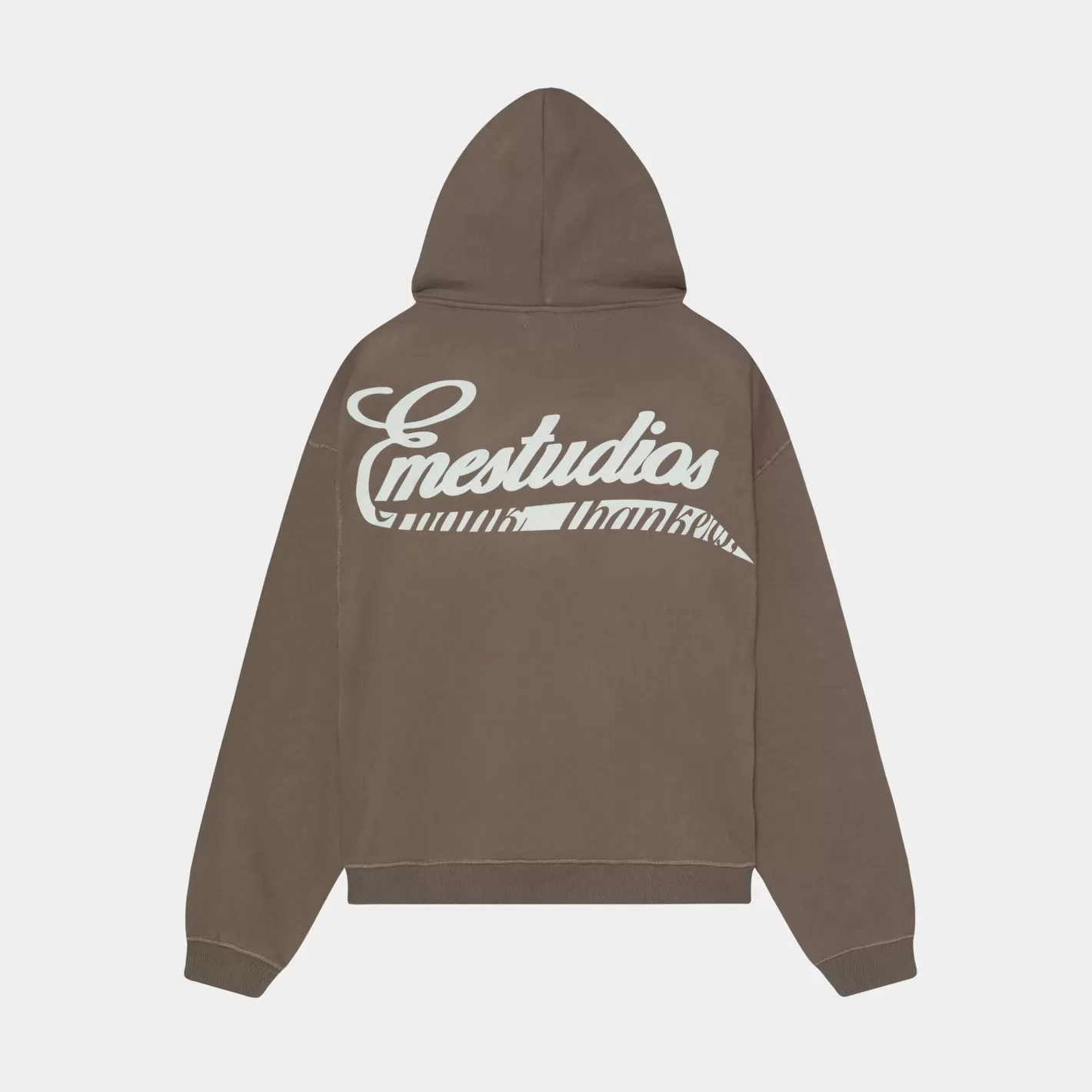 Hot Eme Studios Rush Muddy Brown Oversized Hoodie