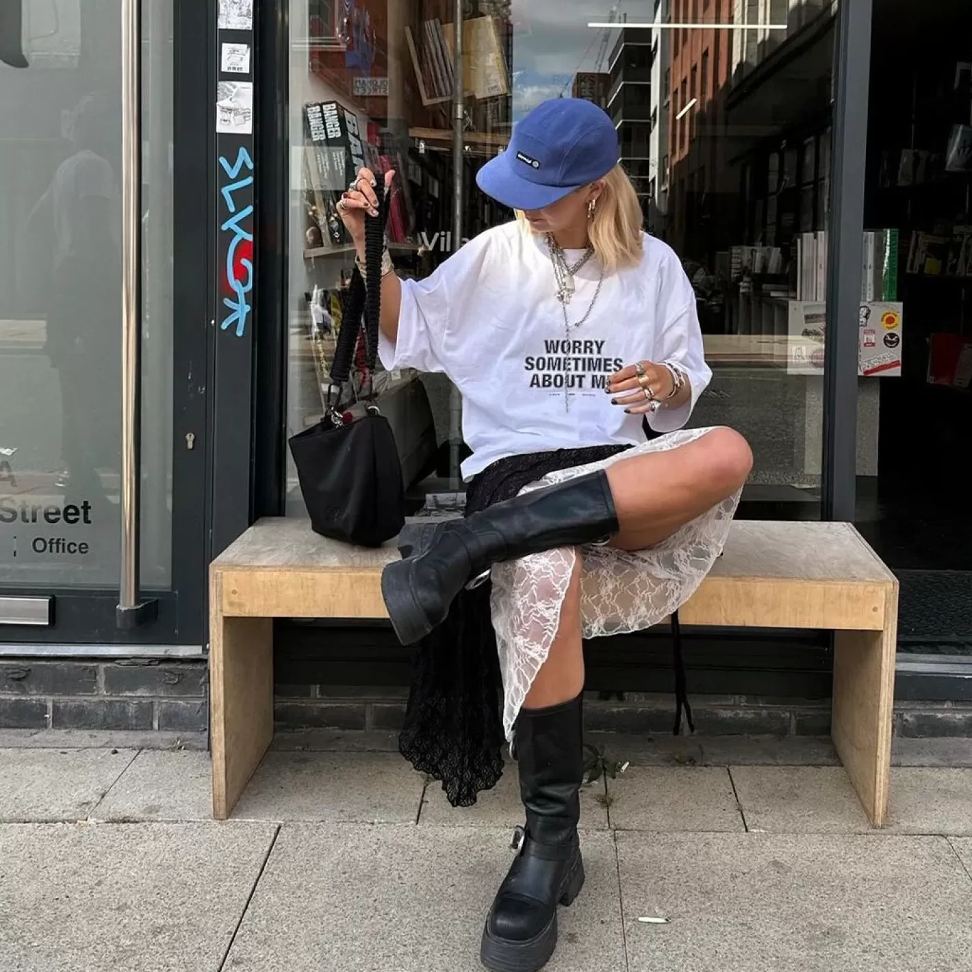 Fashion Eme Studios Target Pearl Oversized Tee