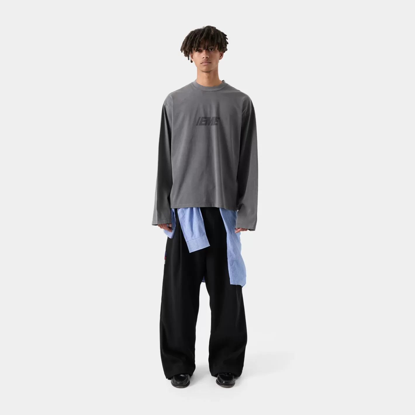 Clearance Eme Studios Thrill Grey Longsleeve